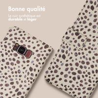 imoshion Étui de télephone portefeuille Design Samsung Galaxy S8 - Black And White Dots
