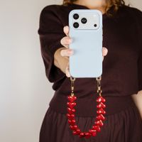 Selencia Coque arrière Rivièra avec MagSafe avec crochets amovibles Apple iPhone 17 Pro - Powder Blue