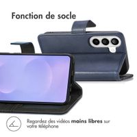 imoshion Étui de télephone portefeuille de luxe Samsung Galaxy S26 Plus - Bleu foncé