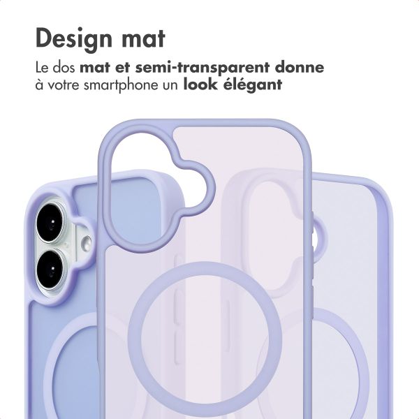 imoshion Coque Color Guard avec MagSafe Apple iPhone 16 - Lilas