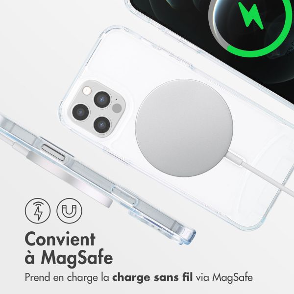 imoshion Coque MagSafe avec cordon amovible Apple iPhone 12 Pro Max - Transparent