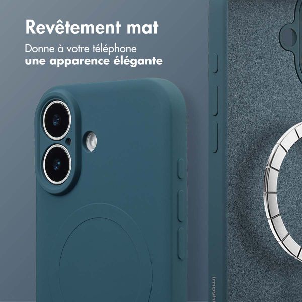 imoshion Coque Couleur avec MagSafe Apple iPhone 17 - Bleu foncé