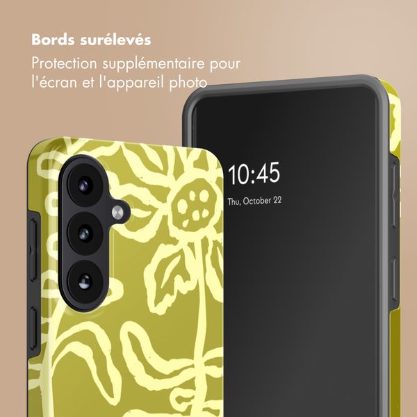 Selencia Coque arrière Vivid avec MagSafe Samsung Galaxy S26 - Chalky Bloom
