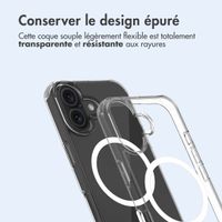 imoshion Coque arrière de protection avec MagSafe Apple iPhone 16 Plus - Transparent