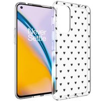 imoshion Coque Design OnePlus Nord 2 - Hearts All Over Black