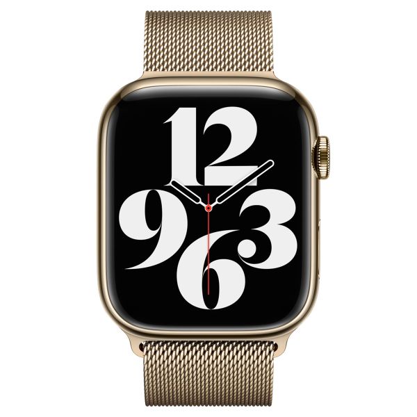 Apple Bracelet à boucle Milanais Apple Watch | 44/45/46/49 mm - Or