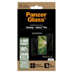 PanzerGlass Protection écran confidentialité Matrix recyclée 4-directions Samsung Galaxy S25 Plus