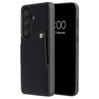 Selencia Coque Riva avec porte-cartes Samsung Galaxy S26 - Noir