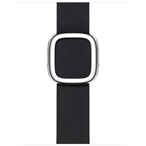 Apple Bracelet Leather Band Modern Buckle Apple Watch | 38/40/41/42 mm - Taille L - Midnight