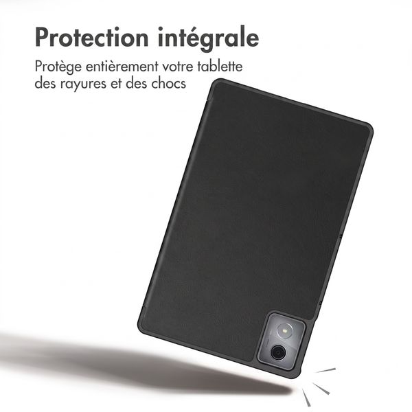 imoshion Coque tablette Trifold Lenovo Tab K11 Plus - Noir
