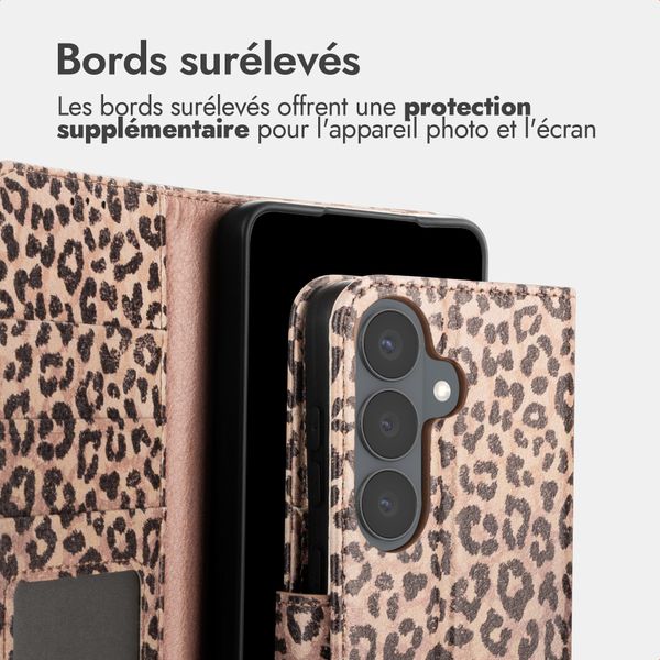 imoshion Étui de télephone portefeuille Design Samsung Galaxy S26 FE - Leopard Mood
