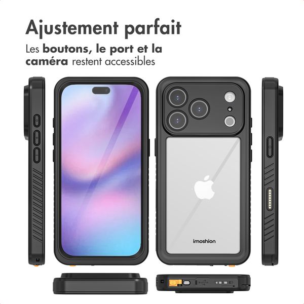 imoshion Étui étanche 360 Apple iPhone 17 Pro - Noir