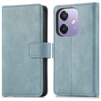 imoshion Étui de télephone portefeuille de luxe Oppo A40 (4G) / Oppo A40M (4G) / Oppo A60 (5G) - Bleu clair