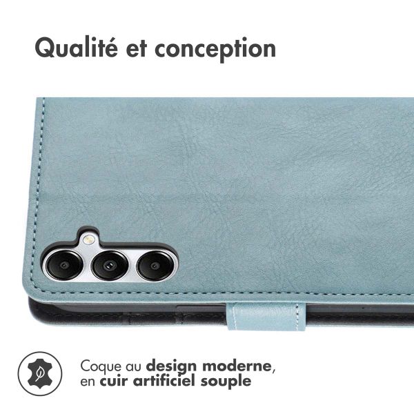 imoshion Étui de télephone portefeuille de luxe Samsung Galaxy A16 - Bleu clair