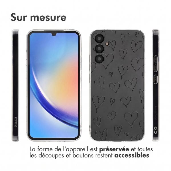 imoshion Coque Design Samsung Galaxy A34 (5G) - Hearts