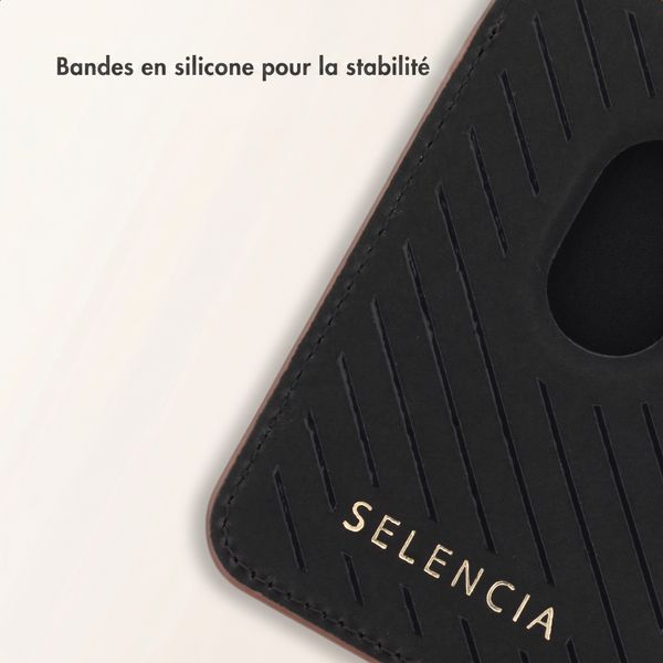 Selencia Porte-cartes Sabi avec MagSafe - Mocha Brown