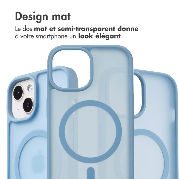 imoshion Coque Color Guard avec MagSafe Apple iPhone 14 / 13 - Bleu clair