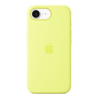 Apple Coque en silicone Apple iPhone 17e / 16e - Neon Yellow