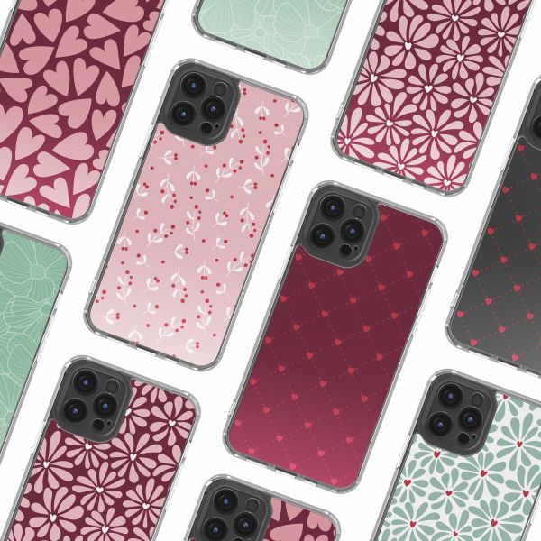 imoshion Coque Design Apple iPhone 12 (Pro) - Berries Blush