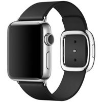 Apple Bracelet Leather Band Modern Buckle Apple Watch | 38/40/41/42 mm - Taille S - Black