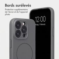 Accezz Coque Grip avec MagSafe Apple iPhone 15 Pro - Gris