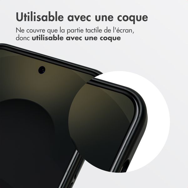 Accezz Protection d'écran en verre trempé avec filtre de confidentialité + Applicateur Samsung Galaxy S26 Ultra