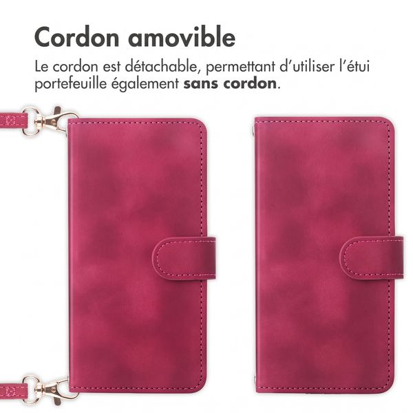 imoshion Etui de télephone portefeuille avec cordon Oppo Reno 16 / 16 Pro - Rouge
