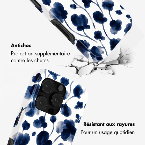 Selencia Coque arrière Vivid avec MagSafe Apple iPhone 16 Pro - Midnight Blossom