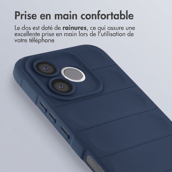 imoshion EasyGrip Backcover Honor 600 Lite - Bleu foncé