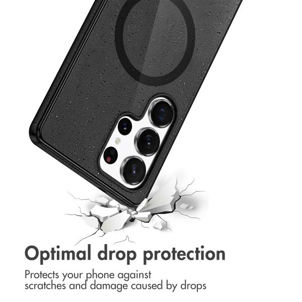 imoshion Coque Pailletée avec MagSafe Samsung Galaxy S24 Ultra - Glitter Noir