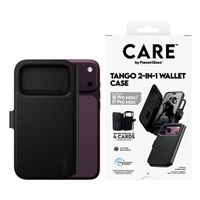 CARE by PanzerGlass Étui de télephone portefeuille Tango 2 en 1 avec MagSafe Apple iPhone 18 Pro Max / 17 Pro Max - Noir