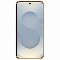 Samsung Original Coque KindSuit en Cuir Végan Samsung Galaxy S25 - Doré