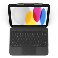 ZAGG Coque clavier tablette Tough Keys Apple iPad 11 (2025) 11 pouces A16 / iPad 10 (2022) 10.9 pouces - AZERTY / FR - Noir