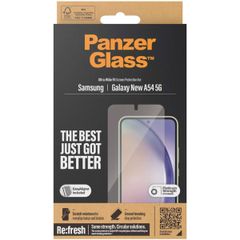 PanzerGlass Film de protection d'écran anti-bactérien Refresh Ultra-Wide Fit Samsung Galaxy A55