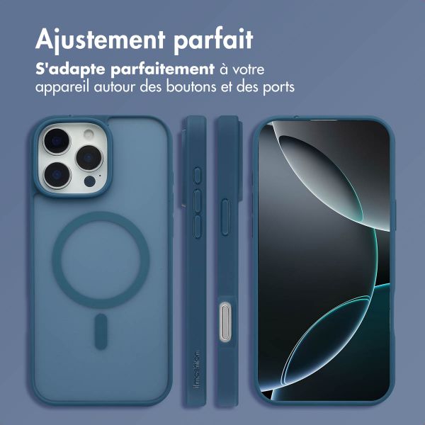 imoshion Coque Color Guard avec MagSafe Apple iPhone 16 Pro - Bleu foncé