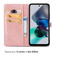 imoshion Etui de télephone Mandala Motorola Moto G13 / G23 - Rose Doré