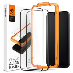 Spigen Protection d'écran en verre trempé AlignMaster Cover Apple iPhone 15 Pro Max