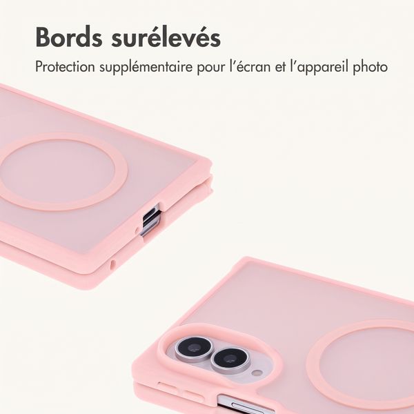 imoshion Coque Color Guard avec MagSafe Samsung Galaxy Z Fold 8 - Rose clair