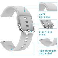 imoshion Bracelet silicone Samsung Galaxy Watch 4 / 5 / 6 / 7 / FE (20 mm) - Gris clair