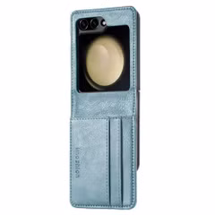 imoshion Étui de télephone portefeuille Luxe Samsung Galaxy Z Flip 6 - Bleu clair