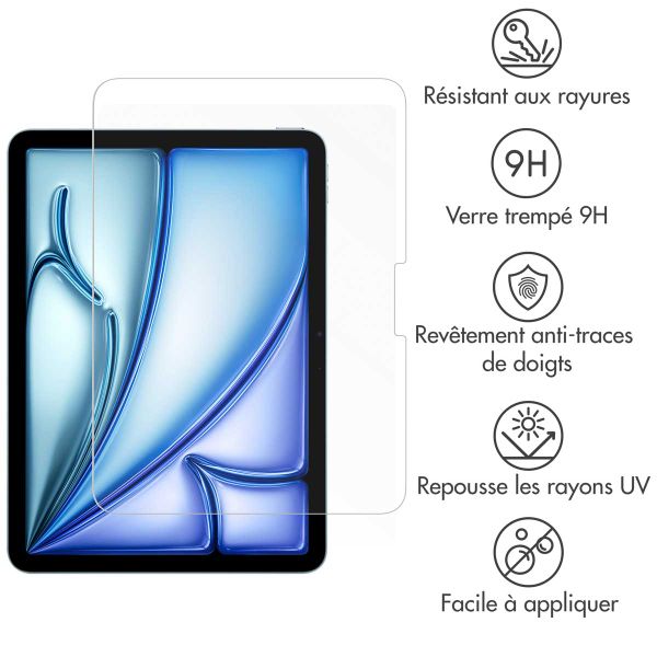 imoshion Protection d'écran en verre trempé Apple iPad Air 11 pouces (2026) M4 / (2025) M3 / (2024) M2 / iPad 11 (2025) A16 / iPad 10 (2022)
