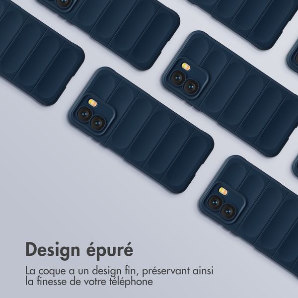 imoshion EasyGrip Backcover Oppo A6x (4G/5G) - Bleu foncé