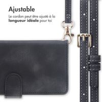 imoshion Etui de télephone portefeuille avec cordon Samsung Galaxy A57 (5G) - Noir