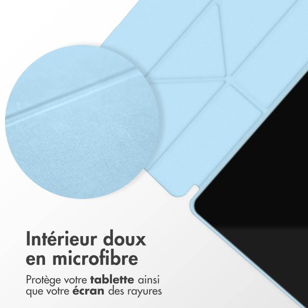 imoshion Coque tablette Origami Lenovo Tab P12 - Bleu clair