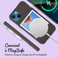 Coque Color MagSafe avec cordon amovible et photo et/ou texte personnalisés Apple iPhone 13 - Polaroid