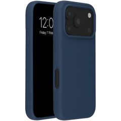 Accezz Coque Liquid Silicone avec MagSafe Apple iPhone 18 Pro Max / 17 Pro Max - Bleu foncé
