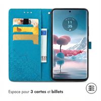 imoshion Etui de télephone Mandala Motorola Edge 40 Neo - Turquoise