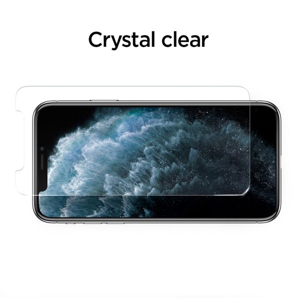 Spigen Protection d'écran en verre trempé GLAStR Fit 2 Paquets + Applicator Apple iPhone 11 Pro / Xs / X