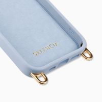 Selencia Coque arrière Rivièra avec MagSafe avec crochets amovibles Apple iPhone 14 / 13 - Powder Blue