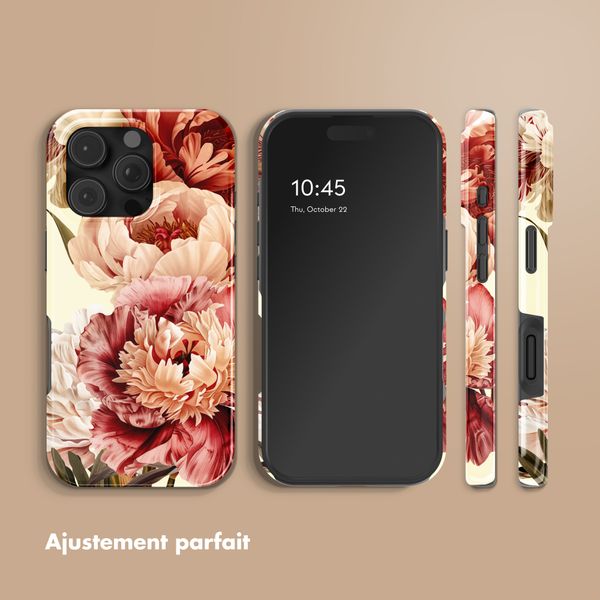 Selencia Coque arrière Vivid avec MagSafe Apple iPhone 16 Pro Max - Vintage Peony